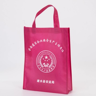 Non-woven gift bag with opp film lamination and printing