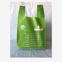 Recycled reusable non woven bag hot sale T-shirt non woven bag